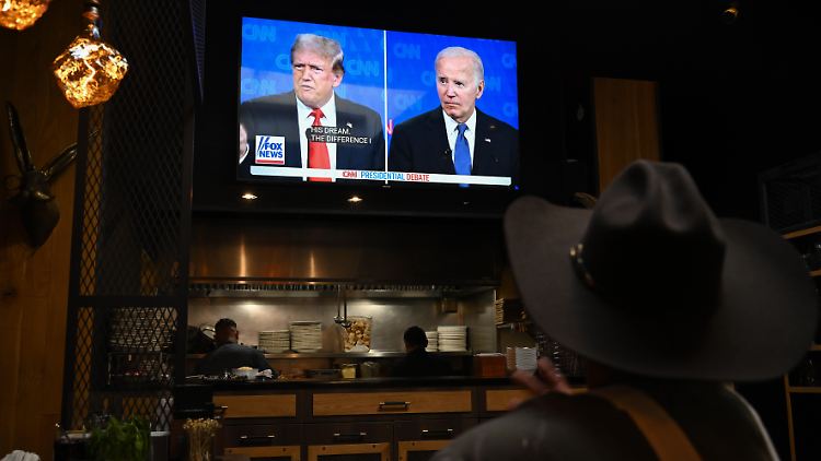 Zu denen, die das Duell zwischen Donald Trump und Joe Biden im TV verfolgten, gehörten auch viele Promis.