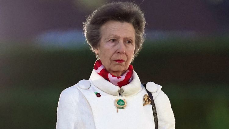 Wieder zu Hause: Prinzessin Anne.