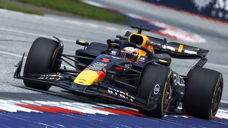 Max Verstappen startet beim Sprint in Österreich von der Pole.