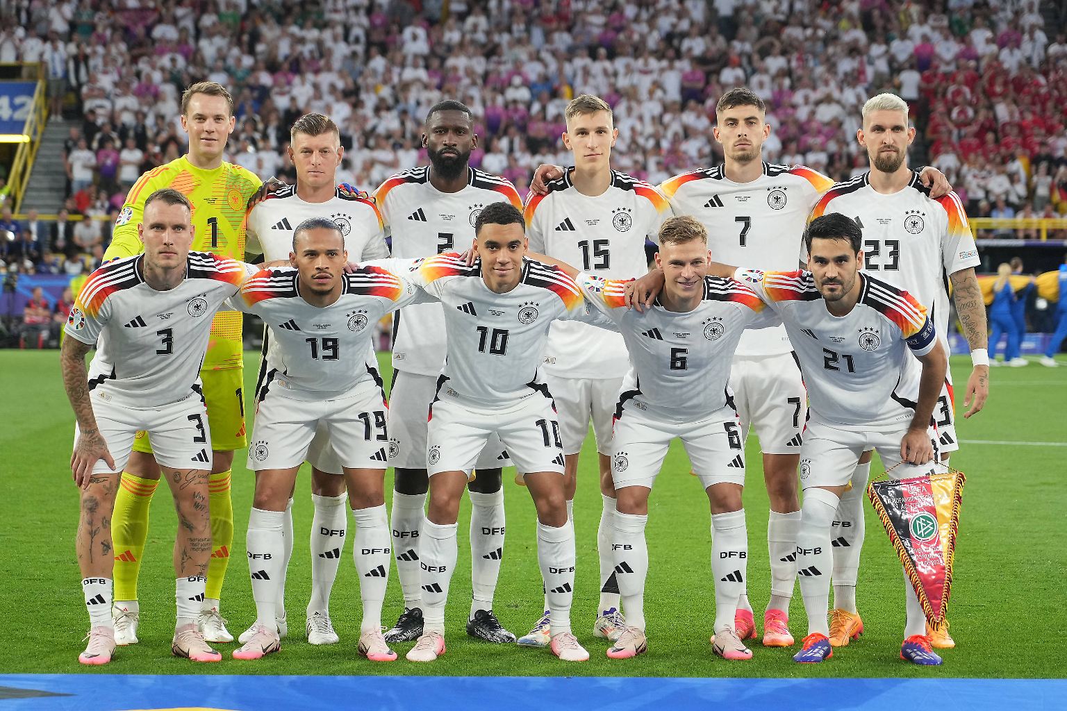 Diese elf DFB-Kicker beginnen das EM-Achtelfinale gegen Dänemark, ...