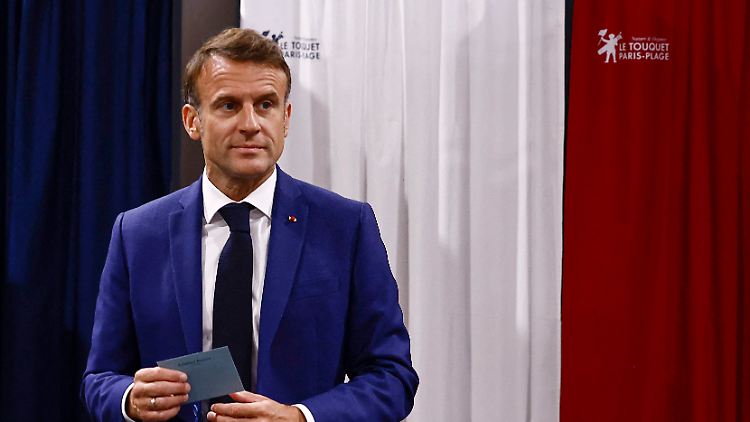 Das Mittelager von Macron kam in der ersten Wahlrunde nur auf den dritten Platz.