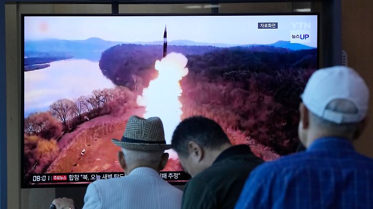 Nordkorea testet seit Monaten verstärkt neue Raketentypen (Archivbild).