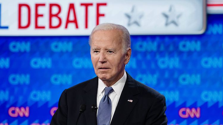 Von Erkältung keine Rede mehr - Biden entschuldigt seinen schwachen Auftritt beim TV-Duell.
