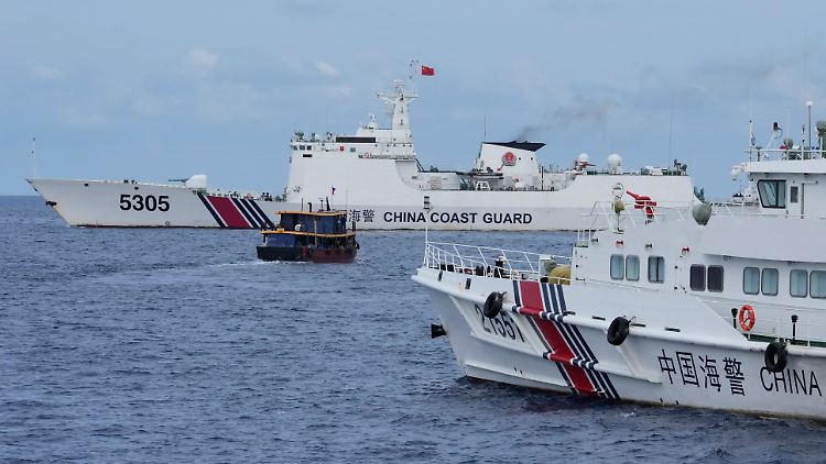 Chinesische Beamte sollen die Aufforderung Taiwans, das Boot freizugeben, abgelehnt haben. (Archivbild der chinesischen Küstenwache) 
