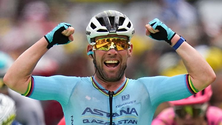 Etappensieger Mark Cavendish schrieb Tour-Geschichte.