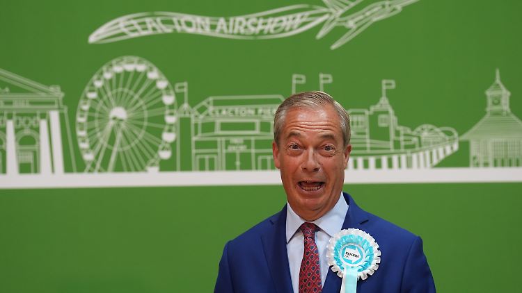 Der Rechtspopulist Farage war bei der Parlamentswahl der Sargnagel für die Tories. 