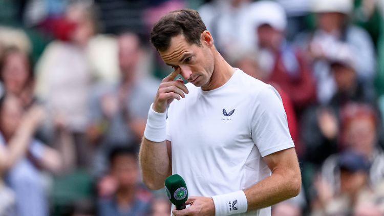 Der Kämpfer kämpft mit den Tränen: Andy Murray.