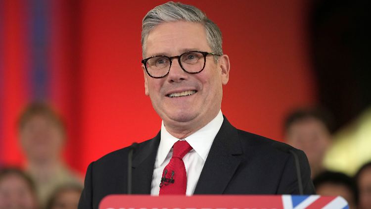 Hat mit seiner Partei einen deutlichen Sieg bei den britischen Wahlen eingefahren: Labour-Chef Keir Starmer.