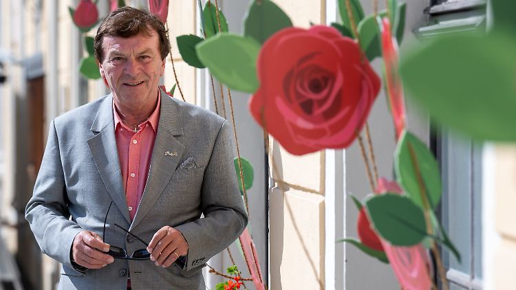 Der tschechische Schauspieler Pavel Travnicek im Juli 2023 auf dem Märchenfilm-Festival in Sachsen. 