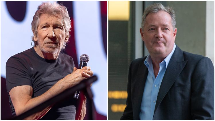 Zwei streitbare Persönlichkeiten: Roger Waters und Piers Morgan.