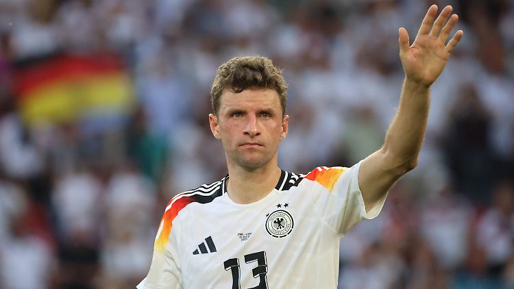 Thomas Müller könnte gegen Spanien sein letztes Länderspiel absolviert haben.