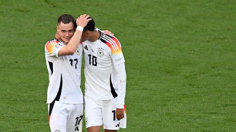 Ihnen gehört die Zukunft: Deutschlands Florian Wirtz (l) und Jamal Musiala.