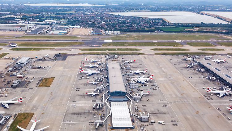 40,2 Grad Celsius zeigte das Thermometer am Londoner Flughafen Heathrow im Juli 2022, meldete die britische Wetterbehörde.