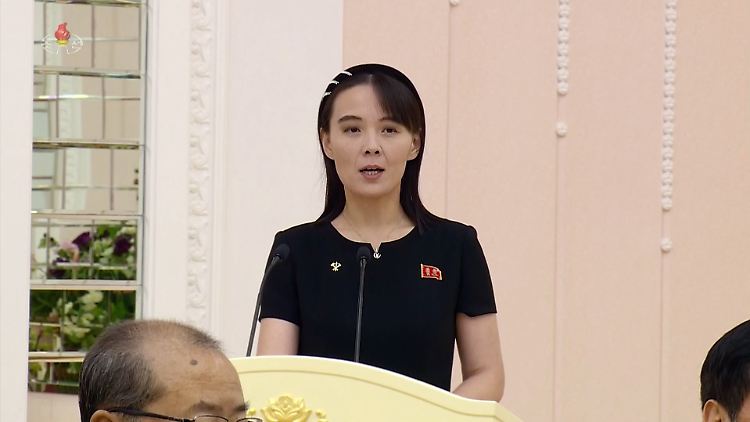  Kim Yo Jong warf der südkoreanischen Regierung vor, die Spannungen anzuheizen.