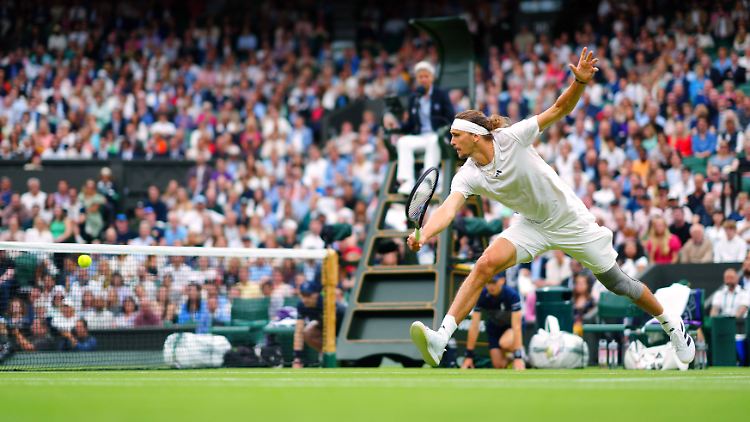 Ganz bittere Pleite: Zverev verlor in Wimbledon das Achtelfinale in fünf Sätzen.