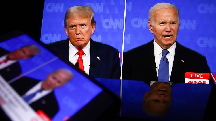 Machen nach derzeitigem Stand die US-Präsidentschaft unter sich aus: Ex-Präsident Trump und Amtsinhaber Biden.