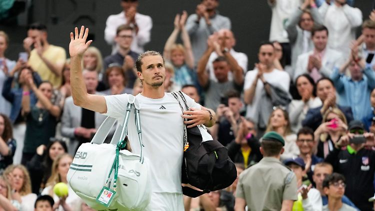Alexander Zverev ist in Wimbledon an Taylor Fritz gescheitert.