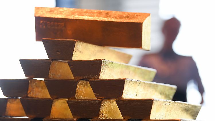 Vertrauensanker für die Deutschen: Die Bundesbank verfügt über einen gewaltigen Goldschatz. 