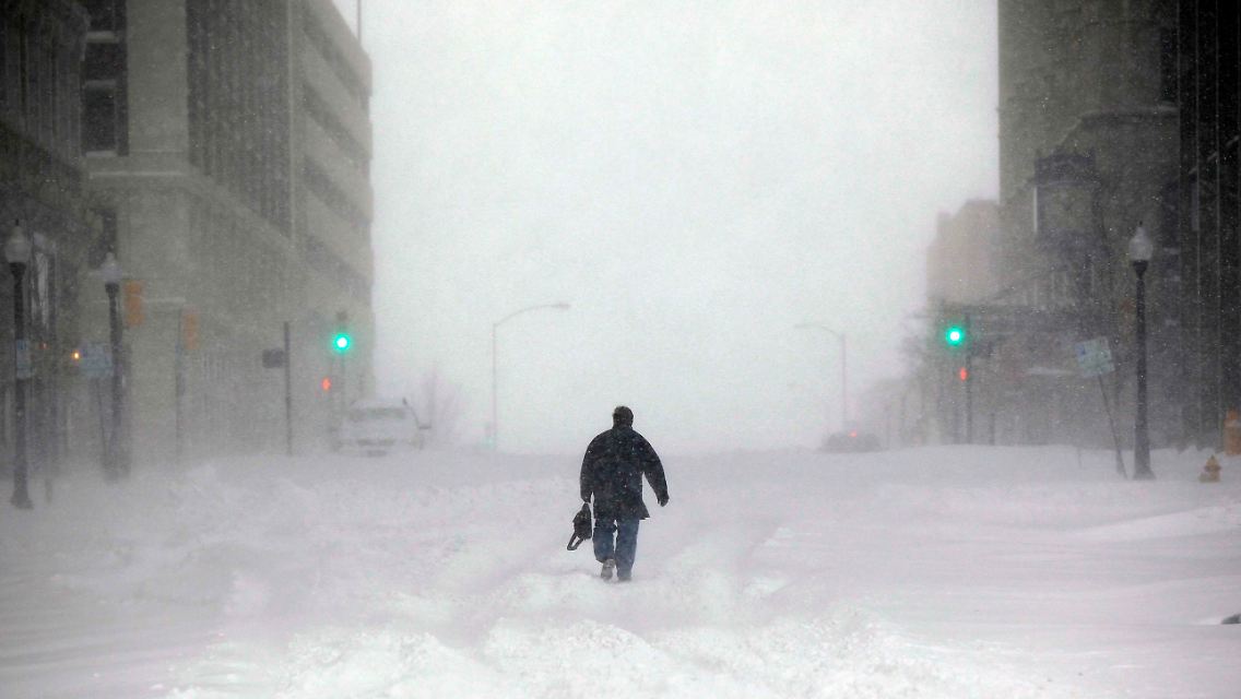 Auch Tulsa in Oklahoma kämpft mit den Schneemassen.