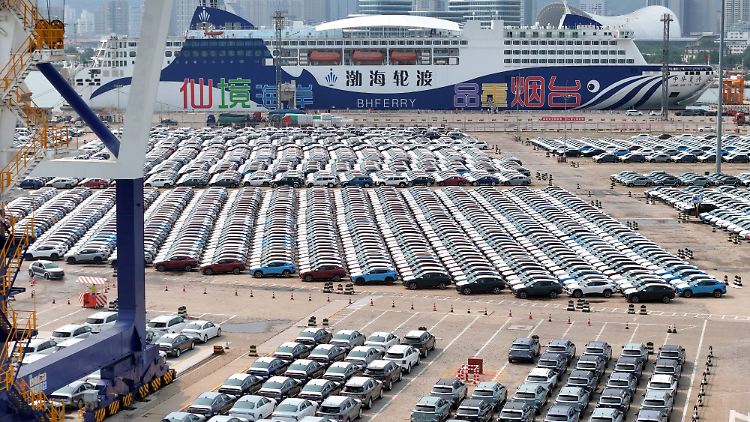 "Die Exporte von Elektroautos und Plug-in-Hybriden stehen derzeit unter Druck", urteilt China.