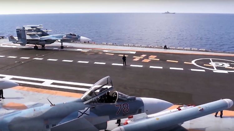 Laut dem FSB war eines der Anschlagsziele Russlands einziger Flugzeugträger "Admiral Kusnezow".