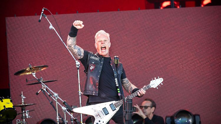 James Hetfield von Metallica beim diesjährigen "Tons of Rock" in Oslo.