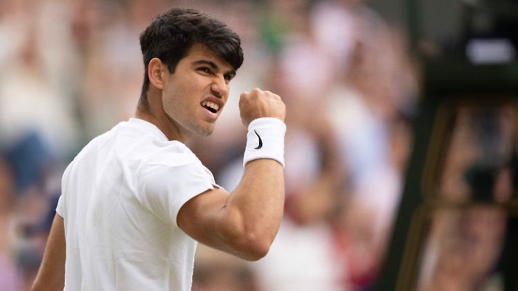 Carlos Alcaraz greift erneut nach der Krone im Wimbledon.