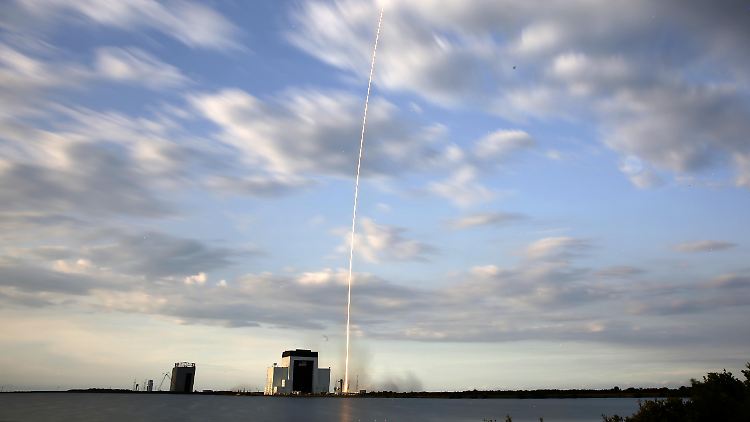 Der weltweit am häufigsten eingesetzte Raketentyp: Start einer Falcon 9 am 8. Juli. 