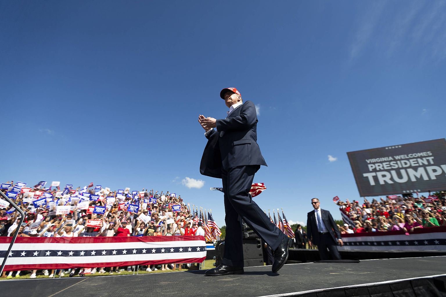 Am Samstag (Ortszeit) hat Donald Trump einen Wahlkampfauftritt in der Kleinstadt Butler im US-Bundesstaat Pennsylvania. 
