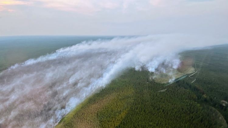 In der abgelegenen Region nördlich von Québec gibt es nur eine Straße, über welche sich die Menschen retten können.