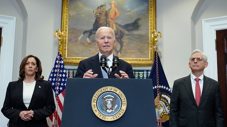 "Ich bin aufrichtig dankbar, dass es ihm gut geht", sagt Biden über Trump.