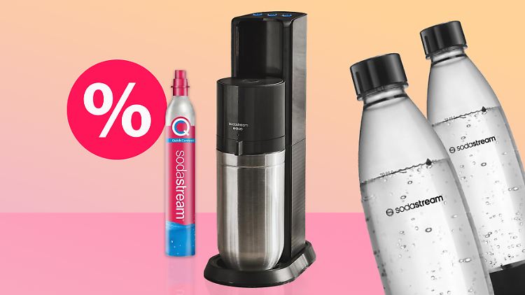 Schluss mit schweren Wasserkästen: Der SodaStream E-Duo ist zum Prime Day im Preissturz.