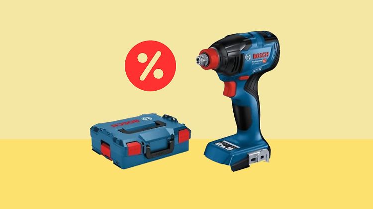 Do-it-yourself-Experten erkennen die Bosch Professional Serie sofort an der charakteristischen blauen Farbe, die ziert auch den Akku-Drehschlagschrauber.