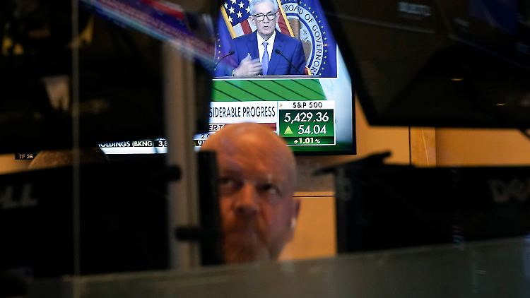 Die Anleger kaufen kräftig ein, die Euphorie kommt allerdings nicht von Fed-Chef Powell. 