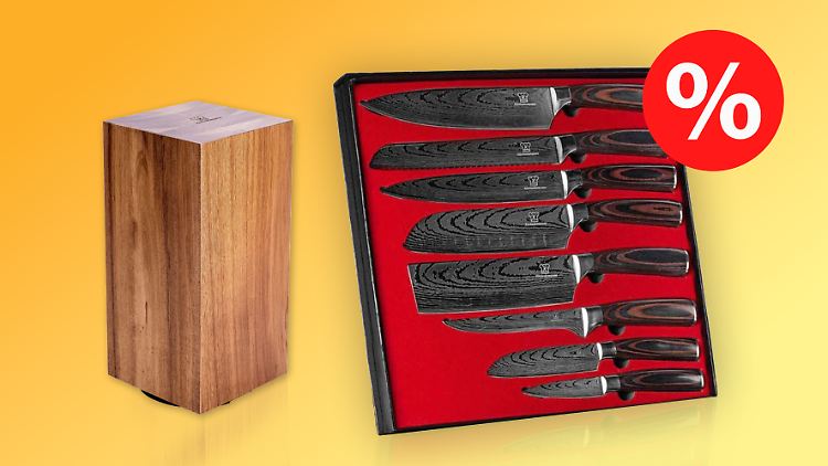 Küchenkompane kontert zum Prime Day mit einer Preisaktion: 26 Prozent zusätzlicher Rabatt auf bereits runtergesetzte Messer und Messersets.