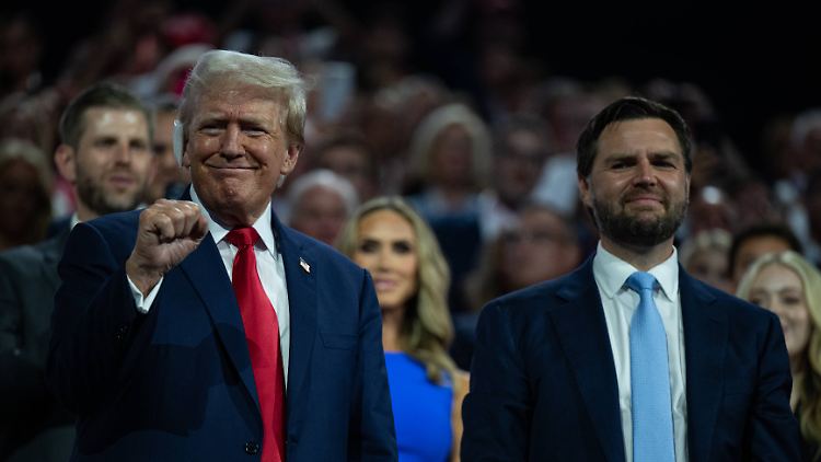Trump ist durch das Attentat noch gestärkt worden - eine zweite Amtszeit erscheint in Reichweite. Sein möglicher Vizepräsident Vance liegt mit ihm voll auf einer Linie.