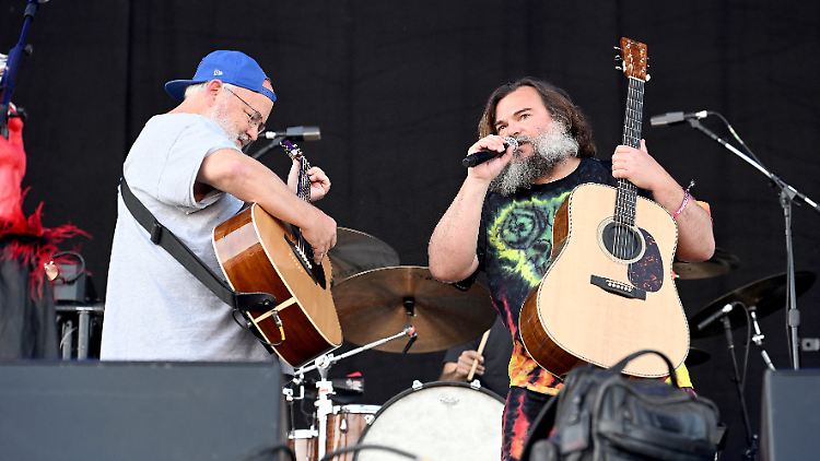 Kyle Gass (l.) und Comedian Jack Black machen als Band Tenacious D Musik.