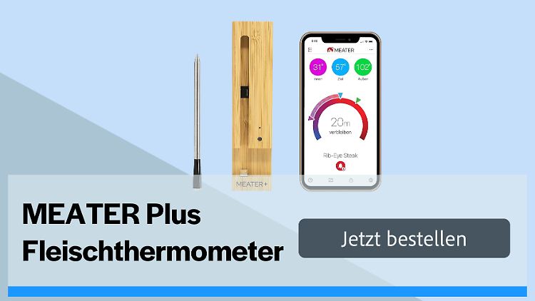 Meater Plus – das smarte Fleischthermometer gibt's beim Prime Day zum saftigen Preis.