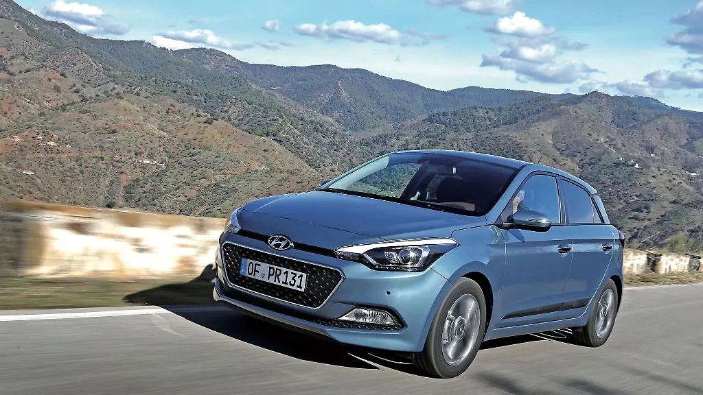 Klassischer-Kleinwagen-aus-Korea-Der-Hyundai-i20-der-zweiten-Generation