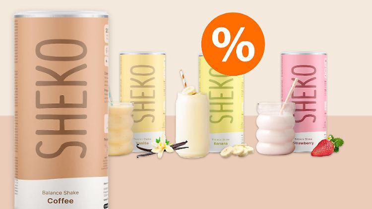 Die Shakes von Sheko gibt es gerade am Prime Day mit ein paar Euro Rabatt.