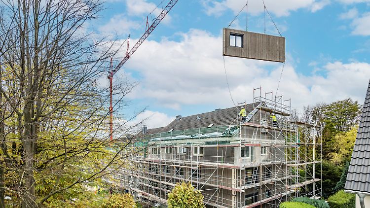 Ein Mehrfamilienhaus, das Ecoworks in Bochum saniert hat.