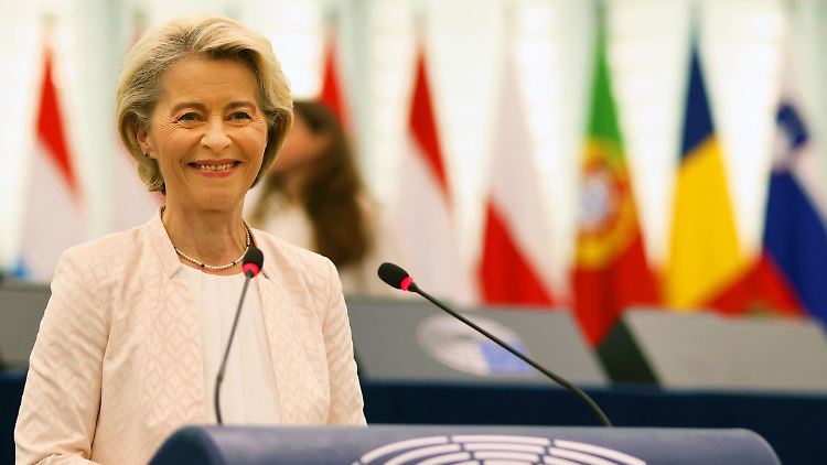 Von der Leyen tritt ihre zweite Amtszeit an.