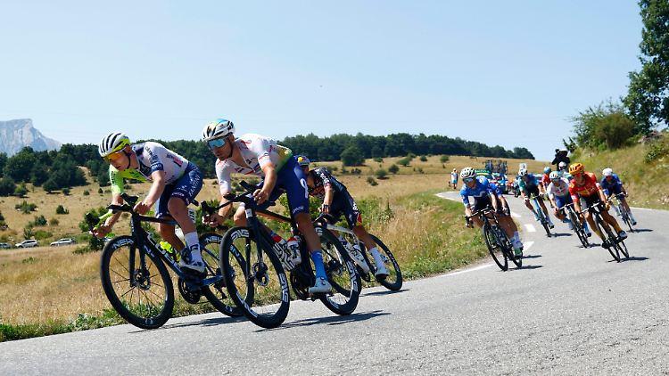 Georg Zimmermann war Teil einer Fluchtgruppe bei der 18. Etappe der Tour de France, hatte aber am Ende kein Glück.
