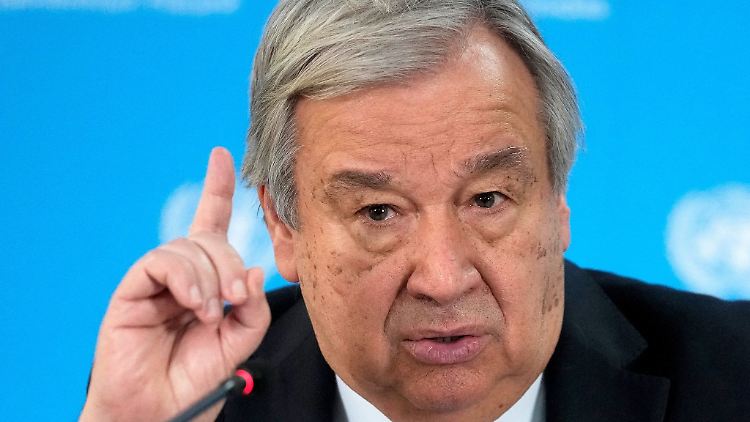 UN-Generalsekretär António Guterres drängt auf politische Lösung des Nahost-Konflikts. (Archivbild)