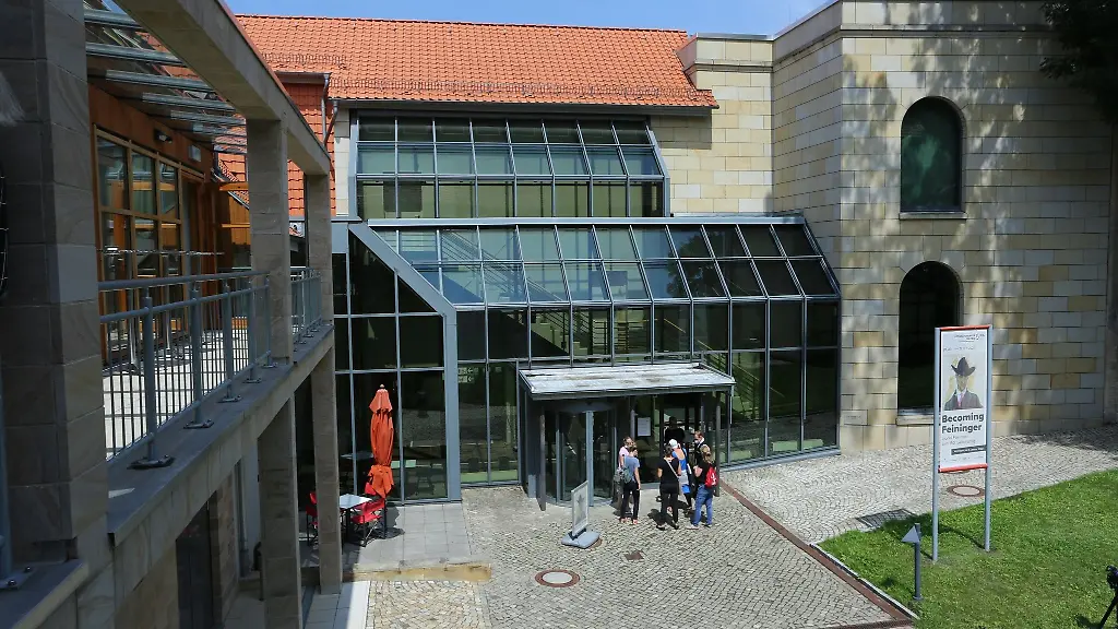 Blick-auf-den-Eingang-der-Lyonel-Feininger-Galerie-in-Quedlinburg