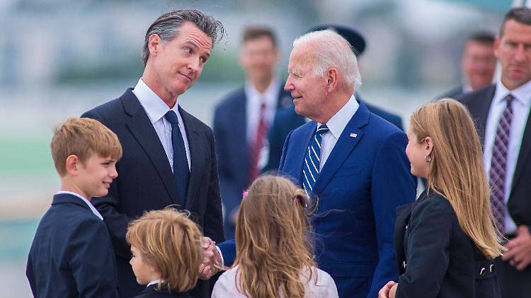 Neben Kamala Harris fiel zuletzt unter anderem der Name des kalifornischen Gouverneurs Gavin Newsom am häufigsten.