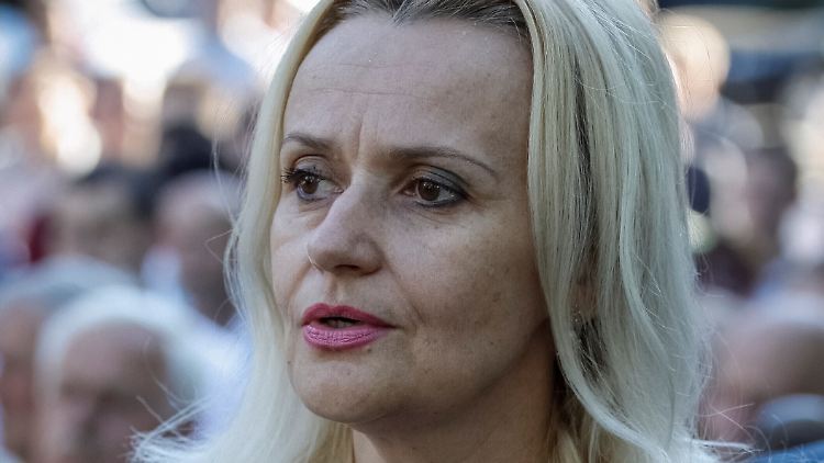 Iryna Farion 2013 - im Ukraine-Krieg verurteilte sie, dass viele ukrainische Soldaten an der Front ihre Muttersprache Russisch sprechen.