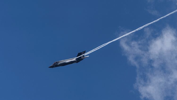 Mit einem F-35-Militärflugzeug wie diesem soll Israels Militär auf Hodeida gefeuert haben.