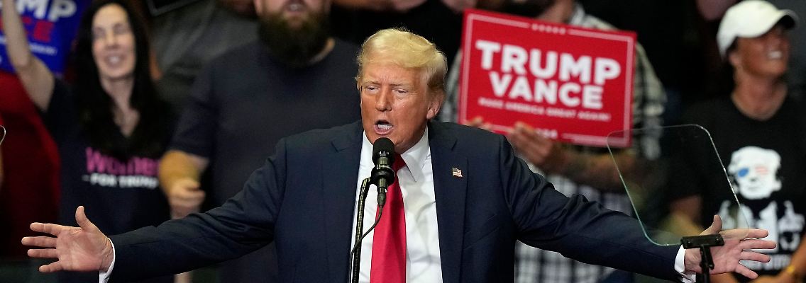 Eine Woche nach dem Attentat auf ihn hat der republikanische Präsidentschaftskandidat Donald Trump seine erste klassische Wahlkampfkundgebung gegeben.