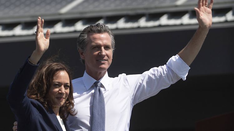 Newsom und Harris kennen sich aus gemeinsamer Zeit in Kalifornien.